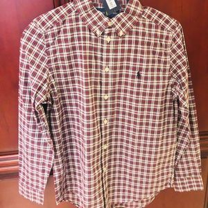 NWT Ralph Lauren Boys Polo - Holiday Plaid